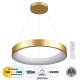 GLOBOSTAR® SALEM 61247 Μοντέρνο Κρεμαστό Φωτιστικό Οροφής LED 105W 12075lm 120° AC 220-240V IP20 Ρυθμιζόμενο Λευκό CCT με Χειριστήριο από 2700K έως 6000K Dimmable - Lumileds SMD Chip - Χρυσό - Μ60 x Π60 x Υ6cm - 3 Χρόνια Εγγύηση GLOBOSTAR® SALEM 61247 Μοντέρνο Κρεμαστό Φωτιστικό Οροφής LED 105W 12075lm 120° AC 220-240V IP20 Ρυθμιζόμενο Λευκό CCT με Χειριστήριο από 2700K έως 6000K Dimmable - Lumileds SMD Chip - Χρυσό - Μ60 x Π60 x Υ6cm - 3 Χρόνια Εγγύηση