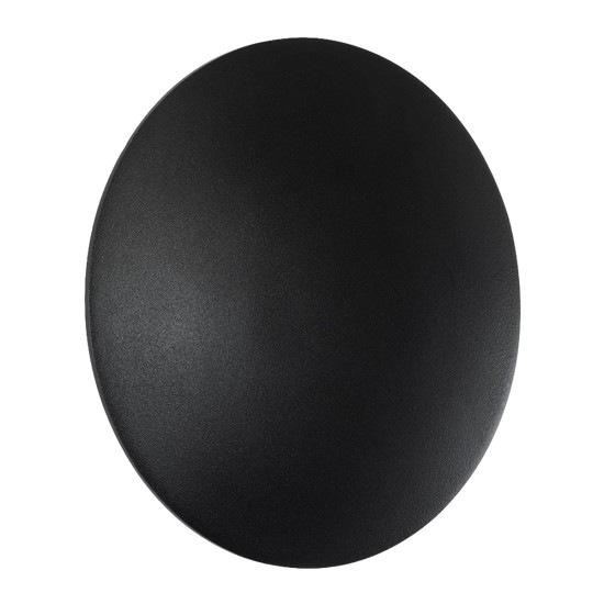 GLOBOSTAR® HELIO-R 60492 Μοντέρνο Φωτιστικό Τοίχου - Απλίκα LED 7W 770lm 120° AC 220-240V Αδιάβροχο IP65 Φυσικό Λευκό 4500K - Lumileds SMD Chip & TÜV SÜD Driver - Μαύρο Ματ - Μ16 x Π16 x Υ5cm - 5 Χρόνια Εγγύηση