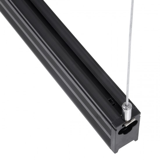 GloboStar® OFFICE 61025-P Γραμμικό Κρεμαστό Φωτιστικό Linear LED 18W 2170lm 120° AC 220-240V Μ120 x Π2 x Υ4cm Θερμό Λευκό 2700K - Μαύρο - 3 Years Warranty GloboStar® OFFICE 61025-P Γραμμικό Κρεμαστό Φωτιστικό Linear LED 18W 2170lm 120° AC 220-240V Μ120 x Π2 x Υ4cm Θερμό Λευκό 2700K - Μαύρο - 3 Years Warranty