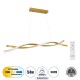 GLOBOSTAR® MORALES 61278 Μοντέρνο Κρεμαστό Φωτιστικό Οροφής LED 54W 5400lm 300° AC 220-240V IP20 Ρυθμιζόμενο Λευκό CCT με Χειριστήριο από 2700K έως 6000K Dimmable - Lumileds SMD Chip - Σατινέ Χρυσό Βούρτσας - Μ90 x Π14 x Υ14cm - 3 Χρόνια Εγγύηση GLOBOSTAR® MORALES 61278 Μοντέρνο Κρεμαστό Φωτιστικό Οροφής LED 54W 5400lm 300° AC 220-240V IP20 Ρυθμιζόμενο Λευκό CCT με Χειριστήριο από 2700K έως 6000K Dimmable - Lumileds SMD Chip - Σατινέ Χρυσό Βούρτσας - Μ90 x Π14 x Υ14cm - 3 Χρόνια Εγγύηση
