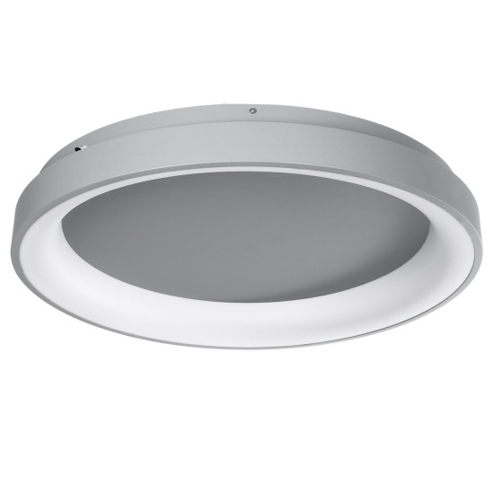GLOBOSTAR® SALEM 61238 Μοντέρνο Φωτιστικό Οροφής LED 105W 12075lm 120° AC 220-240V IP20 Ρυθμιζόμενο Λευκό CCT με Χειριστήριο από 2700K έως 6000K Dimmable - Lumileds SMD Chip - Γκρι - Μ60 x Π60 x Υ9.5cm - 3 Χρόνια Εγγύηση GLOBOSTAR® SALEM 61238 Μοντέρνο Φωτιστικό Οροφής LED 105W 12075lm 120° AC 220-240V IP20 Ρυθμιζόμενο Λευκό CCT με Χειριστήριο από 2700K έως 6000K Dimmable - Lumileds SMD Chip - Γκρι - Μ60 x Π60 x Υ9.5cm - 3 Χρόνια Εγγύηση