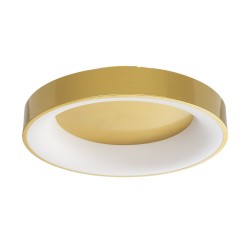 GLOBOSTAR® SALEM 61235 Μοντέρνο Φωτιστικό Οροφής LED 75W 8625lm 120° AC 220-240V IP20 Ρυθμιζόμενο Λευκό CCT με Χειριστήριο από 2700K έως 6000K Dimmable - Lumileds SMD Chip - Χρυσό - Μ45 x Π45 x Υ9.5cm - 3 Χρόνια Εγγύηση GLOBOSTAR® SALEM 61235 Μοντέρνο Φωτιστικό Οροφής LED 75W 8625lm 120° AC 220-240V IP20 Ρυθμιζόμενο Λευκό CCT με Χειριστήριο από 2700K έως 6000K Dimmable - Lumileds SMD Chip - Χρυσό - Μ45 x Π45 x Υ9.5cm - 3 Χρόνια Εγγύηση