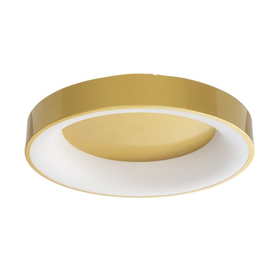 GLOBOSTAR® SALEM 61235 Μοντέρνο Φωτιστικό Οροφής LED 75W 8625lm 120° AC 220-240V IP20 Ρυθμιζόμενο Λευκό CCT με Χειριστήριο από 2700K έως 6000K Dimmable - Lumileds SMD Chip - Χρυσό - Μ45 x Π45 x Υ9.5cm - 3 Χρόνια Εγγύηση GLOBOSTAR® SALEM 61235 Μοντέρνο Φωτιστικό Οροφής LED 75W 8625lm 120° AC 220-240V IP20 Ρυθμιζόμενο Λευκό CCT με Χειριστήριο από 2700K έως 6000K Dimmable - Lumileds SMD Chip - Χρυσό - Μ45 x Π45 x Υ9.5cm - 3 Χρόνια Εγγύηση