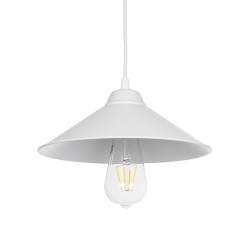 GLOBOSTAR® FONTE 203-0081 Μοντέρνο Κρεμαστό Φωτιστικό Οροφής με Ντουί 1 x E27 AC 220-240V IP20 - Λευκό - Μ25.5 x Π25.5 x Υ10cm GLOBOSTAR® FONTE 203-0081 Μοντέρνο Κρεμαστό Φωτιστικό Οροφής με Ντουί 1 x E27 AC 220-240V IP20 - Λευκό - Μ25.5 x Π25.5 x Υ10cm