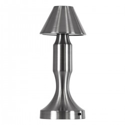 GloboStar® LUNNA 76478 Επαναφορτιζόμενο Επιτραπέζιο Φωτιστικό Πορτατίφ LED 1.5W 105lm 120° DC 5V IP44 CCT Ultra Θερμό 1500K - Φυσικό Λευκό 4500K - Ψυχρό Λευκό 6000K Dimmable Ασημί Πλαστικό - Μ9 x Π9 x Υ23cm - 2 Χρόνια Εγγύηση GloboStar® LUNNA 76478 Επαναφορτιζόμενο Επιτραπέζιο Φωτιστικό Πορτατίφ LED 1.5W 105lm 120° DC 5V IP44 CCT Ultra Θερμό 1500K - Φυσικό Λευκό 4500K - Ψυχρό Λευκό 6000K Dimmable Ασημί Πλαστικό - Μ9 x Π9 x Υ23cm - 2 Χρόνια Εγγύηση