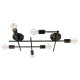 GLOBOSTAR® PIPING 00666-1 Vintage Φωτιστικό Οροφής με Ντουί 6 x E27 AC 220-240V IP20 - Μπρούτζινο - Μ66 x Π9.5 x Υ49cm GLOBOSTAR® PIPING 00666-1 Vintage Φωτιστικό Οροφής με Ντουί 6 x E27 AC 220-240V IP20 - Μπρούτζινο - Μ66 x Π9.5 x Υ49cm