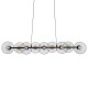 GLOBOSTAR® VERONA 00588 Μοντέρνο Κρεμαστό Φωτιστικό Οροφής με Ντουί 9 x E27 AC 220-240V IP20 - Μαύρο & Χρυσό - Μ140 x Π28 x Υ20cm GLOBOSTAR® VERONA 00588 Μοντέρνο Κρεμαστό Φωτιστικό Οροφής με Ντουί 9 x E27 AC 220-240V IP20 - Μαύρο & Χρυσό - Μ140 x Π28 x Υ20cm