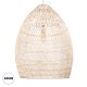 GLOBOSTAR® MALIBU 01812 Boho Κρεμαστό Φωτιστικό Οροφής με Ντουί 1 x E27 AC 220-240V IP20 - Μπεζ - Μ95 x Π95 x Υ125cm GLOBOSTAR® MALIBU 01812 Boho Κρεμαστό Φωτιστικό Οροφής με Ντουί 1 x E27 AC 220-240V IP20 - Μπεζ - Μ95 x Π95 x Υ125cm