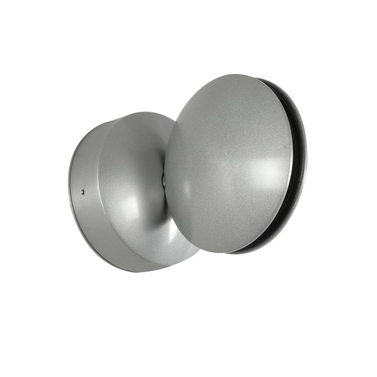 GLOBOSTAR® SEPTUM 93067 Μοντέρνο Φωτιστικό Τοίχου - Απλίκα LED 9W 1150lm 1° AC 220-240V IP44 Μπλε - CREE XPE Chip & TÜV SÜD Driver - Γκρι Ανθρακί Ματ - Μ12 x Π11 x Υ17cm - 5 Χρόνια Εγγύηση GLOBOSTAR® SEPTUM 93067 Μοντέρνο Φωτιστικό Τοίχου - Απλίκα LED 9W 1150lm 1° AC 220-240V IP44 Μπλε - CREE XPE Chip & TÜV SÜD Driver - Γκρι Ανθρακί Ματ - Μ12 x Π11 x Υ17cm - 5 Χρόνια Εγγύηση