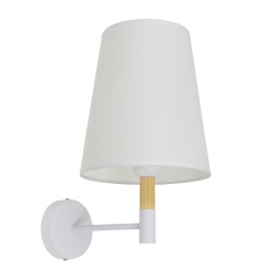 GLOBOSTAR® LYDFORD 01433 Μοντέρνο Φωτιστικό Τοίχου - Απλίκα με Ντουί 1 x E27 AC 220-240V IP20 - Λευκό & Μπέζ - Μ20 x Π28 x Υ36cm GLOBOSTAR® LYDFORD 01433 Μοντέρνο Φωτιστικό Τοίχου - Απλίκα με Ντουί 1 x E27 AC 220-240V IP20 - Λευκό & Μπέζ - Μ20 x Π28 x Υ36cm