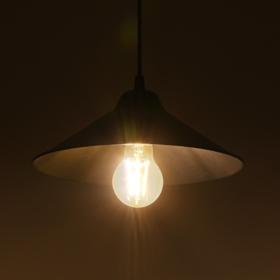 GLOBOSTAR® FONTE 203-0080 Μοντέρνο Κρεμαστό Φωτιστικό Οροφής με Ντουί 1 x E27 AC 220-240V IP20 - Μαύρο - Μ25.5 x Π25.5 x Υ10cm GLOBOSTAR® FONTE 203-0080 Μοντέρνο Κρεμαστό Φωτιστικό Οροφής με Ντουί 1 x E27 AC 220-240V IP20 - Μαύρο - Μ25.5 x Π25.5 x Υ10cm