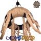 GLOBOSTAR® RUNNER 01115 Vintage Κρεμαστό Φωτιστικό Οροφής με Ντουί 6 x E27 AC 220-240V IP20 - Μαύρο & Μπεζ - Μ45 x Π45 x Υ60cm GLOBOSTAR® RUNNER 01115 Vintage Κρεμαστό Φωτιστικό Οροφής με Ντουί 6 x E27 AC 220-240V IP20 - Μαύρο & Μπεζ - Μ45 x Π45 x Υ60cm