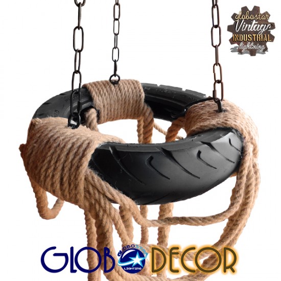 GLOBOSTAR® RUNNER 01115 Vintage Κρεμαστό Φωτιστικό Οροφής με Ντουί 6 x E27 AC 220-240V IP20 - Μαύρο & Μπεζ - Μ45 x Π45 x Υ60cm GLOBOSTAR® RUNNER 01115 Vintage Κρεμαστό Φωτιστικό Οροφής με Ντουί 6 x E27 AC 220-240V IP20 - Μαύρο & Μπεζ - Μ45 x Π45 x Υ60cm
