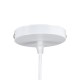 GLOBOSTAR® MAVERICK 00944 Μοντέρνο Κρεμαστό Φωτιστικό Οροφής με Ντουί 1 x E27 AC 220-240V IP20 - Λευκό - Μ15 x Π15 x Υ33cm GLOBOSTAR® MAVERICK 00944 Μοντέρνο Κρεμαστό Φωτιστικό Οροφής με Ντουί 1 x E27 AC 220-240V IP20 - Λευκό - Μ15 x Π15 x Υ33cm