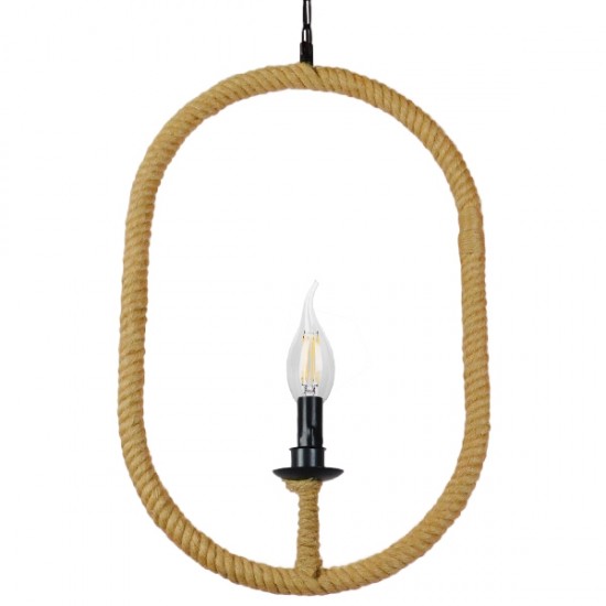 GLOBOSTAR® LINDELL 10001142 Vintage Κρεμαστό Φωτιστικό Οροφής με Ντουί 1 x E14 AC 220-240V IP20 - Μαύρο & Μπεζ - Μ35 x Π10 x Υ53cm GLOBOSTAR® LINDELL 10001142 Vintage Κρεμαστό Φωτιστικό Οροφής με Ντουί 1 x E14 AC 220-240V IP20 - Μαύρο & Μπεζ - Μ35 x Π10 x Υ53cm