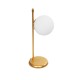 GLOBOSTAR® GLOBUS 203-0182 Μοντέρνο Επιτραπέζιο Φωτιστικό Πορτατίφ με Ντουί 1 x E27 AC 220-240V IP20 - Χρυσό & Λευκό - Μ21 x Π17 x Υ45cm GLOBOSTAR® GLOBUS 203-0182 Μοντέρνο Επιτραπέζιο Φωτιστικό Πορτατίφ με Ντουί 1 x E27 AC 220-240V IP20 - Χρυσό & Λευκό - Μ21 x Π17 x Υ45cm