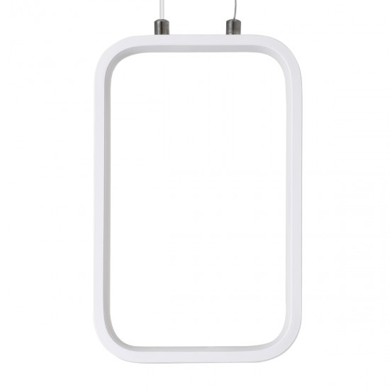 GLOBOSTAR® DEROBA 61299 Μοντέρνο Κρεμαστό Φωτιστικό Οροφής LED 12W 1320lm 360° AC 220-240V IP20 Ρυθμιζόμενο Λευκό CCT με On/Off 2700K/4500K/6000K - Lumileds SMD Chip - Λευκό Ματ - Μ16 x Π1.6 x Υ25.5cm - 3 Χρόνια Εγγύηση GLOBOSTAR® DEROBA 61299 Μοντέρνο Κρεμαστό Φωτιστικό Οροφής LED 12W 1320lm 360° AC 220-240V IP20 Ρυθμιζόμενο Λευκό CCT με On/Off 2700K/4500K/6000K - Lumileds SMD Chip - Λευκό Ματ - Μ16 x Π1.6 x Υ25.5cm - 3 Χρόνια Εγγύηση