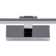 GLOBOSTAR® ELLIS 60445 Μοντέρνο Φωτιστικό Τοίχου - Απλίκα Καθρέπτη Μπάνιου LED 12W 1400lm 120° AC 220-240V IP44 Φυσικό Λευκό 4500K - Lumileds SMD Chip & TÜV SÜD Driver - Νίκελ Χρώμιο - Μ60 x Π16 x Υ6cm - 3 Χρόνια Εγγύηση