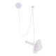 GLOBOSTAR® CELEST 00790 Μοντέρνο Κρεμαστό Φωτιστικό Οροφής με Ντουί 1 x G9 AC 220-240V IP20 - Λευκό - Μ20 x Π20 x Υ26.5cm GLOBOSTAR® CELEST 00790 Μοντέρνο Κρεμαστό Φωτιστικό Οροφής με Ντουί 1 x G9 AC 220-240V IP20 - Λευκό - Μ20 x Π20 x Υ26.5cm