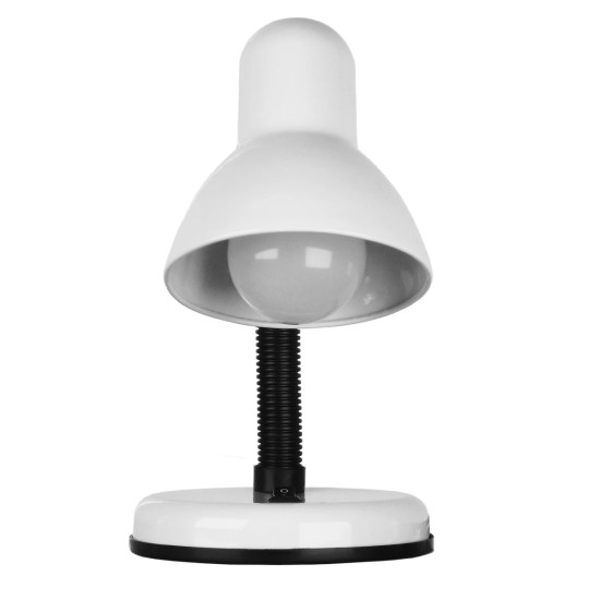 GLOBOSTAR® STUDENT GLB-102-0008 Μοντέρνο Επιτραπέζιο Φωτιστικό Πορτατίφ με Ντουί 1 x E27 AC 220-240V IP20 - Λευκό & Μαύρο - Μ14 x Π14 x Υ32cm GLOBOSTAR® STUDENT GLB-102-0008 Μοντέρνο Επιτραπέζιο Φωτιστικό Πορτατίφ με Ντουί 1 x E27 AC 220-240V IP20 - Λευκό & Μαύρο - Μ14 x Π14 x Υ32cm