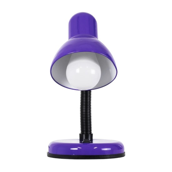 GLOBOSTAR® STUDENT GLB-102-0014 Μοντέρνο Επιτραπέζιο Φωτιστικό Πορτατίφ με Ντουί 1 x E27 AC 220-240V IP20 - Μωβ & Μαύρο - Μ14 x Π14 x Υ32cm GLOBOSTAR® STUDENT GLB-102-0014 Μοντέρνο Επιτραπέζιο Φωτιστικό Πορτατίφ με Ντουί 1 x E27 AC 220-240V IP20 - Μωβ & Μαύρο - Μ14 x Π14 x Υ32cm