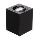 kelvo® AKIRA KLV-101-0028 Κινούμενο Φωτιστικό Downlight Σποτ για Λάμπα MR16 με Ντουί GU10 AC 220-240V IP20 - Μαύρο Ματ - Μ8 x Π8 x Υ10cm