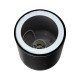 kelvo® MARETTI KLV-101-0055 Φωτιστικό Downlight Σποτ για Λάμπα MR16 με Ντουί GU10 AC 220-240V Αδιάβροχο IP65 - Μαύρο Ματ - Μ9 x Π9 x Υ9cm