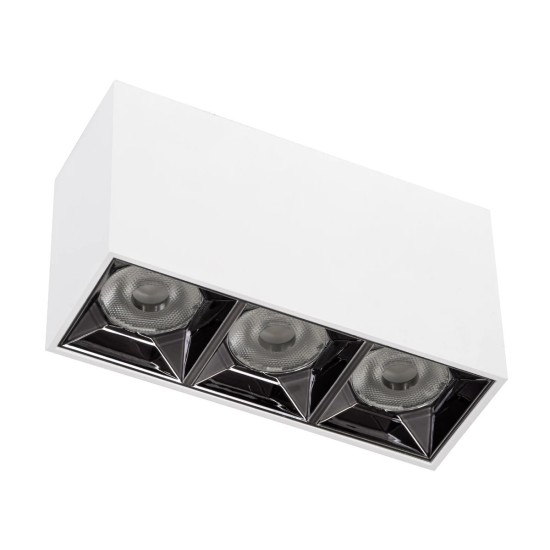 kelvo® LUMINAR KLV-101-0330 Φωτιστικό Downlight Σποτ LED 12W 1680lm 36° AC 220-240V IP20 Φυσικό Λευκό 4500K - Osram SMD Chip & TÜV SÜD Driver - Λευκό Ματ - Μ11.8 x Π4.2 x Υ6.6cm - 5 Χρόνια Εγγύηση