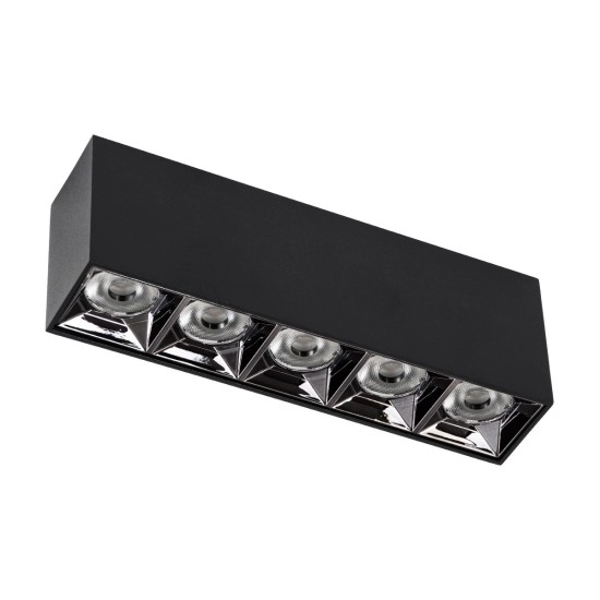 kelvo® LUMINAR KLV-101-0333 Φωτιστικό Downlight Σποτ LED 20W 2800lm 36° AC 220-240V IP20 Φυσικό Λευκό 4500K - Osram SMD Chip & TÜV SÜD Driver - Μαύρο Ματ - Μ19.5 x Π4.2 x Υ6.6cm - 5 Χρόνια Εγγύηση