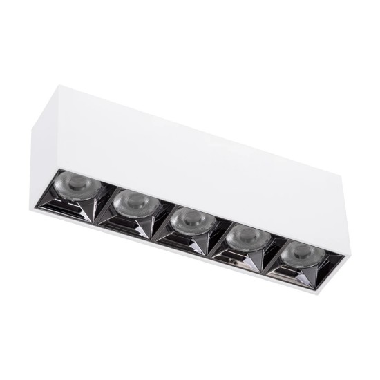 kelvo® LUMINAR KLV-101-0334 Φωτιστικό Downlight Σποτ LED 20W 2800lm 36° AC 220-240V IP20 Φυσικό Λευκό 4500K - Osram SMD Chip & TÜV SÜD Driver - Λευκό Ματ - Μ19.5 x Π4.2 x Υ6.6cm - 5 Χρόνια Εγγύηση