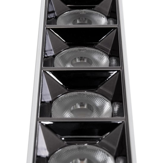 kelvo® LUMINAR KLV-101-0334 Φωτιστικό Downlight Σποτ LED 20W 2800lm 36° AC 220-240V IP20 Φυσικό Λευκό 4500K - Osram SMD Chip & TÜV SÜD Driver - Λευκό Ματ - Μ19.5 x Π4.2 x Υ6.6cm - 5 Χρόνια Εγγύηση