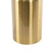 kelvo® URANUS KLV-101-0372 Επιτραπέζιο Φωτιστικό Πορτατίφ για 2 Λάμπες με Ντουί E27 AC 220-240V IP20 - Χρυσό Πλατίνα - Μ35 x Π35 x Υ54cm