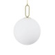 kelvo® BELLISSIMO KLV-101-0378 Κρεμαστό Φωτιστικό Οροφής για Λάμπα με Ντουί E27 AC 220-240V IP20 - Χρυσό Βούρτσας Πλατίνα & Λευκό - Μ40 x Π40 x Υ62cm