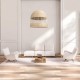 GLOBOSTAR® LUCIA 01726 Boho Κρεμαστό Φωτιστικό Οροφής με Ντουί 1 x E27 AC 220-240V IP20 - Μπεζ - Μ60 x Π60 x Y60cm GLOBOSTAR® LUCIA 01726 Boho Κρεμαστό Φωτιστικό Οροφής με Ντουί 1 x E27 AC 220-240V IP20 - Μπεζ - Μ60 x Π60 x Y60cm