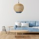 GLOBOSTAR® SIMON 00727 Boho Κρεμαστό Φωτιστικό Οροφής με Ντουί 1 x E27 AC 220-240V IP20 - Μπεζ & Μπλε - Μ50 x Π50 x Y47cm GLOBOSTAR® SIMON 00727 Boho Κρεμαστό Φωτιστικό Οροφής με Ντουί 1 x E27 AC 220-240V IP20 - Μπεζ & Μπλε - Μ50 x Π50 x Y47cm