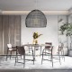 GLOBOSTAR® MALIBU 00966 Boho Κρεμαστό Φωτιστικό Οροφής με Ντουί 1 x E27 AC 220-240V IP20 - Μαύρο - Μ100 x Π100 x Y86cm GLOBOSTAR® MALIBU 00966 Boho Κρεμαστό Φωτιστικό Οροφής με Ντουί 1 x E27 AC 220-240V IP20 - Μαύρο - Μ100 x Π100 x Y86cm