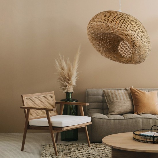 GLOBOSTAR® CARIBBEAN 01784 Boho Κρεμαστό Φωτιστικό Οροφής με Ντουί 1 x E27 AC 220-240V IP20 - Μπεζ - Μ82 x Π72 x Υ52cm GLOBOSTAR® CARIBBEAN 01784 Boho Κρεμαστό Φωτιστικό Οροφής με Ντουί 1 x E27 AC 220-240V IP20 - Μπεζ - Μ82 x Π72 x Υ52cm