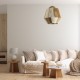 GLOBOSTAR® SALERNO 02187 Boho Κρεμαστό Φωτιστικό Οροφής με Ντουί 1 x E27 AC 220-240V IP20 - Μπεζ & Καφέ - Μ50 x Π50 x Υ50cm GLOBOSTAR® SALERNO 02187 Boho Κρεμαστό Φωτιστικό Οροφής με Ντουί 1 x E27 AC 220-240V IP20 - Μπεζ & Καφέ - Μ50 x Π50 x Υ50cm