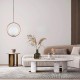 GLOBOSTAR® MADRID 00932 Μοντέρνο Κρεμαστό Φωτιστικό Οροφής με Ντουί 1 x E27 AC 220-240V IP20 - Χρυσό & Λευκό - Μ30 x Π20 x Υ30cm