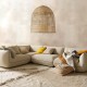 GLOBOSTAR® BORA-BORA 01735 Boho Κρεμαστό Φωτιστικό Οροφής με Ντουί 1 x E27 AC 220-240V IP20 - Μπεζ - Μ42 x Π42 x Υ44cm GLOBOSTAR® BORA-BORA 01735 Boho Κρεμαστό Φωτιστικό Οροφής με Ντουί 1 x E27 AC 220-240V IP20 - Μπεζ - Μ42 x Π42 x Υ44cm