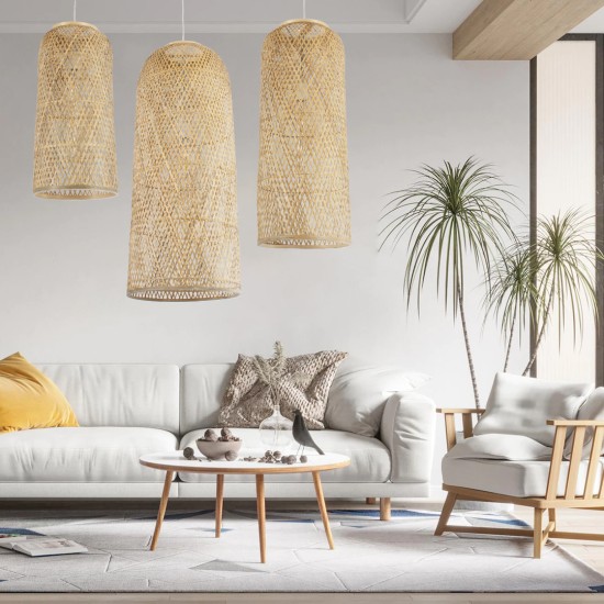 GLOBOSTAR® CALERO 01710 Boho Κρεμαστό Φωτιστικό Οροφής με Ντουί 1 x E27 AC 220-240V IP20 - Μπεζ - Μ25 x Π25 x Υ50cm GLOBOSTAR® CALERO 01710 Boho Κρεμαστό Φωτιστικό Οροφής με Ντουί 1 x E27 AC 220-240V IP20 - Μπεζ - Μ25 x Π25 x Υ50cm