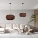 GLOBOSTAR® MINORCA 01732 Boho Κρεμαστό Φωτιστικό Οροφής με Ντουί 1 x E27 AC 220-240V IP20 - Καφέ - Μ30 x Π30 x Υ18cm GLOBOSTAR® MINORCA 01732 Boho Κρεμαστό Φωτιστικό Οροφής με Ντουί 1 x E27 AC 220-240V IP20 - Καφέ - Μ30 x Π30 x Υ18cm