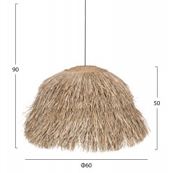 ΦΩΤΙΣΤΙΚΟ ΟΡΟΦΗΣ ΜΕ ΣΧΗΜΑ ΘΑΜΝΟΥ ΑΠΟ PANDAN GRASS ΣΕ ΦΥΣΙΚΟ HM7775 60x60x50Yεκ. ΦΩΤΙΣΤΙΚΟ ΟΡΟΦΗΣ ΜΕ ΣΧΗΜΑ ΘΑΜΝΟΥ ΑΠΟ PANDAN GRASS ΣΕ ΦΥΣΙΚΟ HM7775 60x60x50Yεκ.