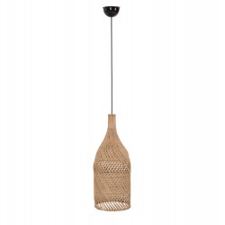 ΦΩΤΙΣΤΙΚΟ ΟΡΟΦΗΣ CARBOY HM7884 ΚΡΕΜΑΣΤΟ ΑΠΟ RATTAN ΣΕ ΦΥΣΙΚΟ ΧΡΩΜΑ Φ28x163,5Yεκ.