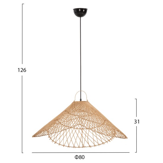 ΦΩΤΙΣΤΙΚΟ ΟΡΟΦΗΣ ΚΡΕΜΑΣΤΟ HM7879.02 RATTAN ΣΕ ΦΥΣΙΚΟ ΧΡΩΜΑ Φ80x126Υ εκ. ΦΩΤΙΣΤΙΚΟ ΟΡΟΦΗΣ ΚΡΕΜΑΣΤΟ HM7879.02 RATTAN ΣΕ ΦΥΣΙΚΟ ΧΡΩΜΑ Φ80x126Υ εκ.