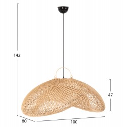 ΦΩΤΙΣΤΙΚΟ ΟΡΟΦΗΣ ΚΡΕΜΑΣΤΟ PERK HM7861 RATTAN ΣΕ ΦΥΣΙΚΟ ΧΡΩΜΑ 100x80x142Υ εκ. ΦΩΤΙΣΤΙΚΟ ΟΡΟΦΗΣ ΚΡΕΜΑΣΤΟ PERK HM7861 RATTAN ΣΕ ΦΥΣΙΚΟ ΧΡΩΜΑ 100x80x142Υ εκ.