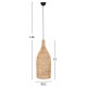 ΦΩΤΙΣΤΙΚΟ ΟΡΟΦΗΣ THEON HM7888 ΚΡΕΜΑΣΤΟ ΑΠΟ RATTAN ΣΕ ΦΥΣΙΚΟ ΧΡΩΜΑ Φ22x148Υ εκ.