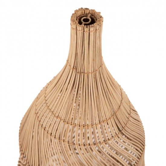 ΦΩΤΙΣΤΙΚΟ ΟΡΟΦΗΣ THEON HM7888 ΚΡΕΜΑΣΤΟ ΑΠΟ RATTAN ΣΕ ΦΥΣΙΚΟ ΧΡΩΜΑ Φ22x148Υ εκ.