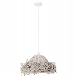 ΦΩΤΙΣΤΙΚΟ ΟΡΟΦΗΣ ΚΡΕΜΑΣΤΟ HM4349 SEAGRASS ΣΕ WHITEWASH ΧΡΩΜΑ Φ50x25-135Υεκ.