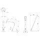 ΦΩΤΙΣΤΙΚΟ ΓΡΑΦΕΙΟΥ LED BLAIN PRO HM4451.02 ΜΑΥΡΟ ΧΡΩΜΑ 34,3x18,3x42,5Υεκ.